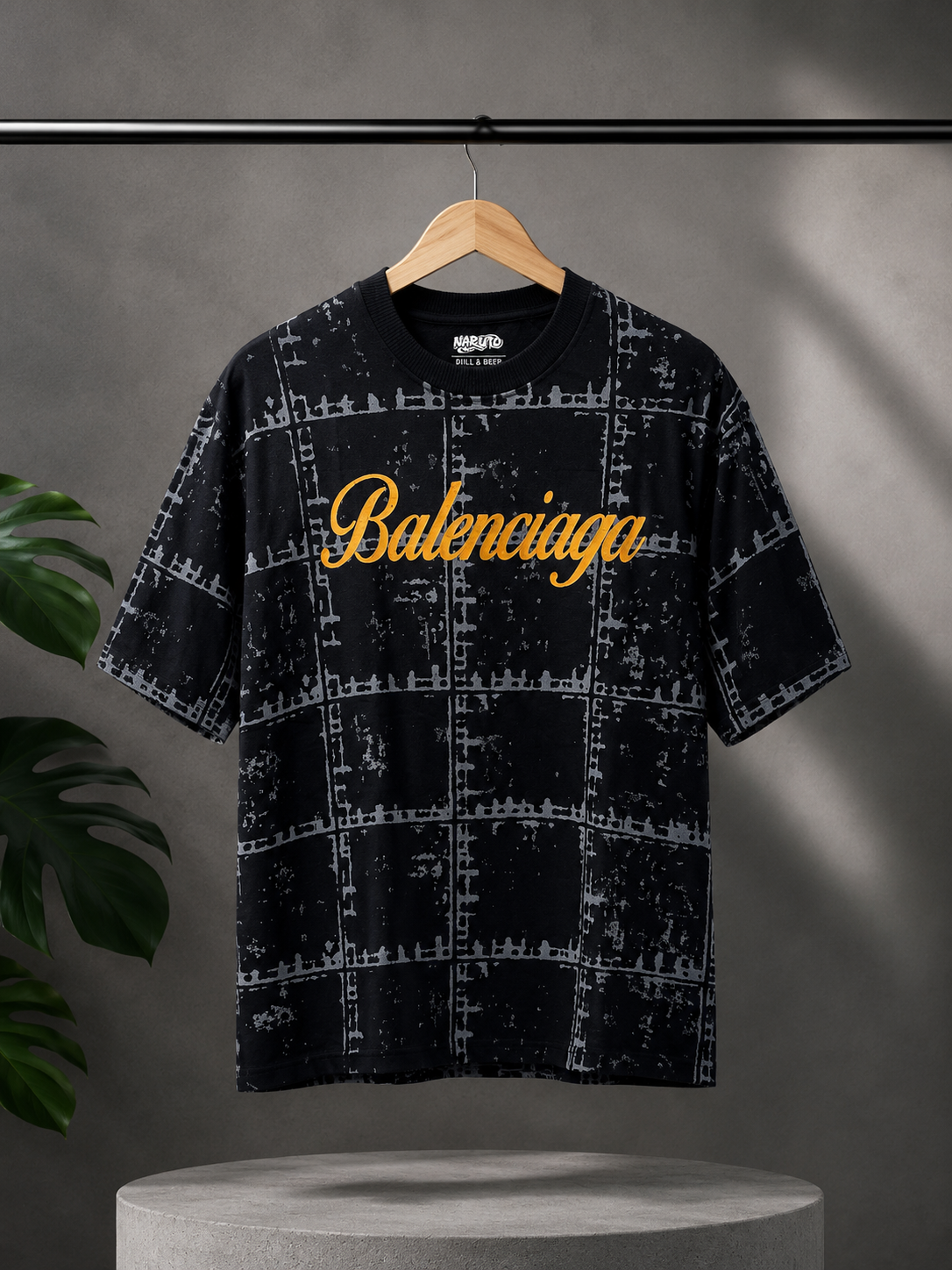 New Men’s 100% Pure Cotton Oversized T-shirt