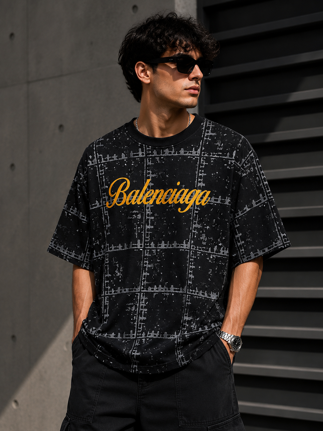 New Men’s 100% Pure Cotton Oversized T-shirt